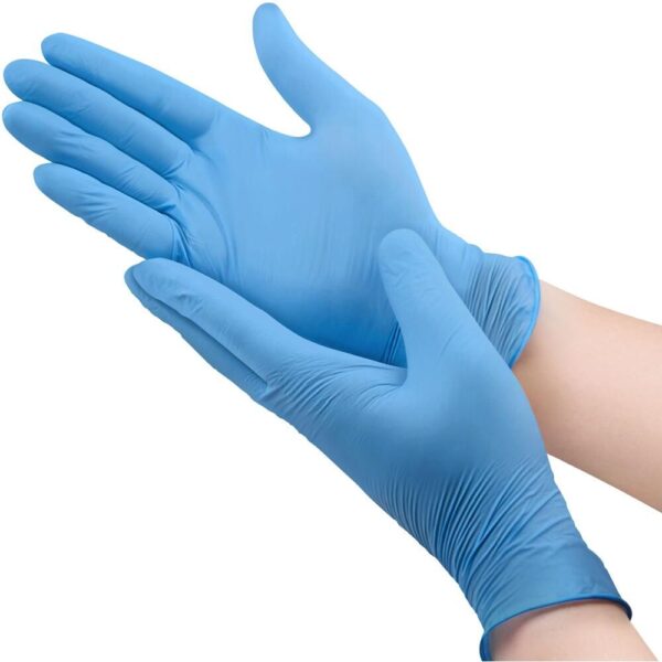 Blue Nitrile Gloves Medical